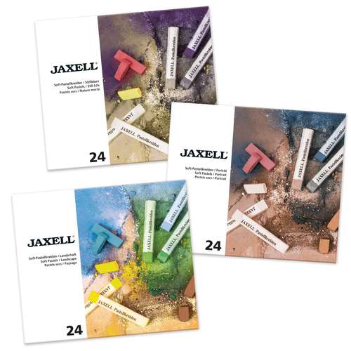 Craies Pastels Jaxell - Lot De 12 Tons De Gris - Artiste, école, Dessin